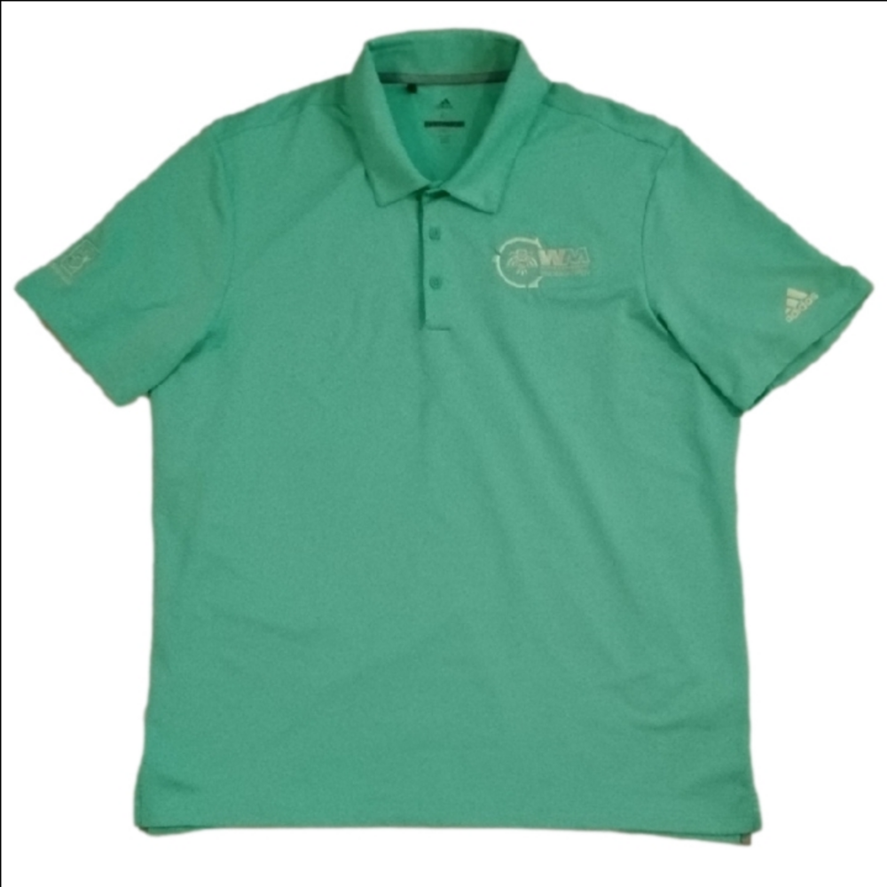 Adidas Golf Waste Management Men's Aqua Polo Shirt